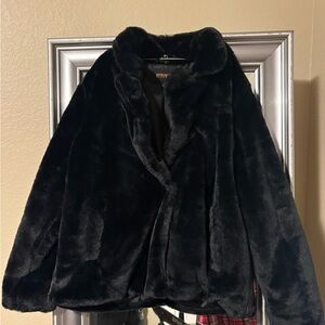 Faux Fur Black Jacket